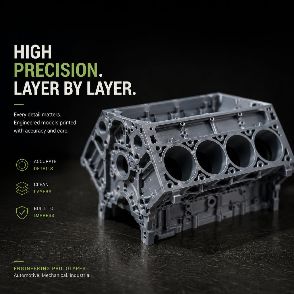 V8 engine block