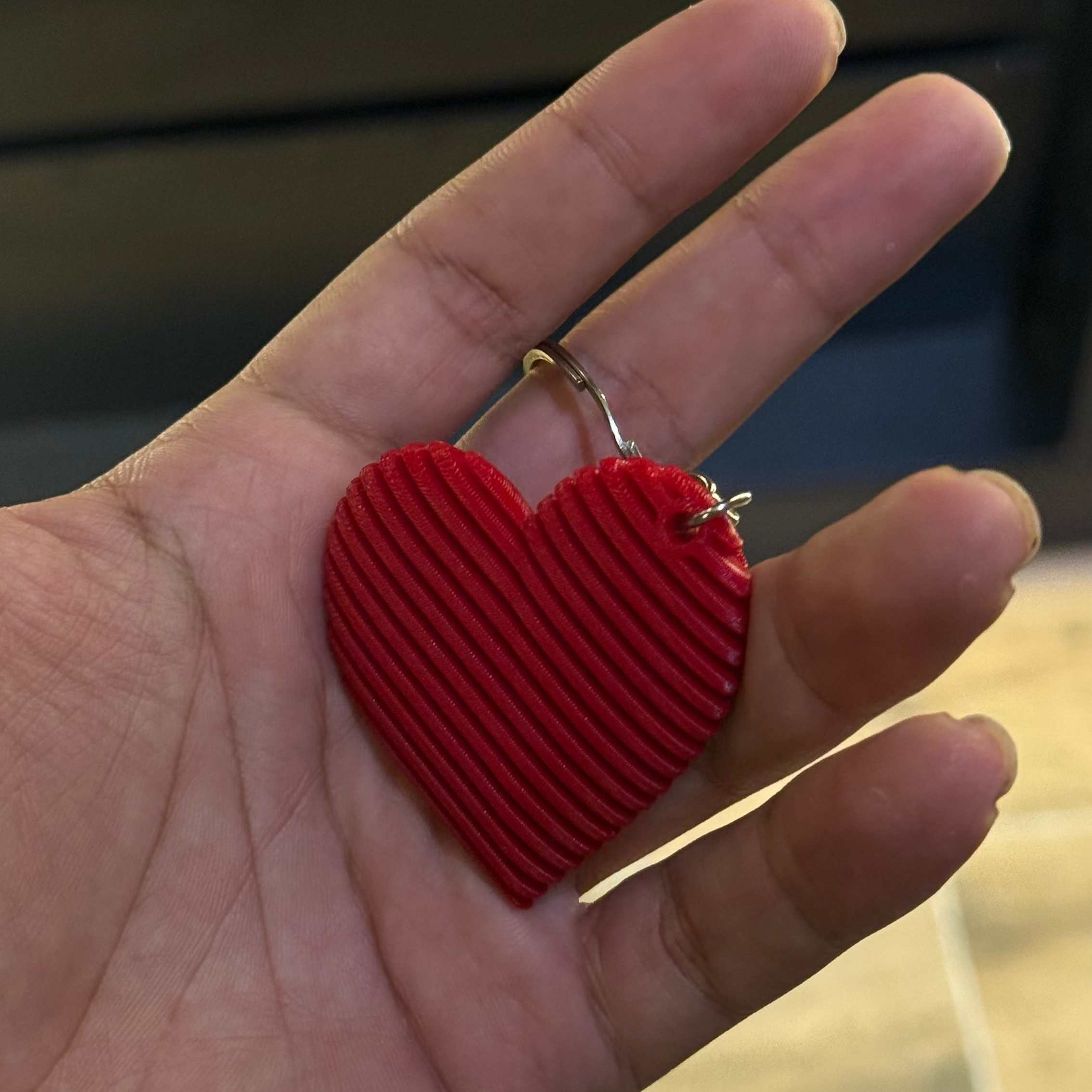 Red Heart keychain